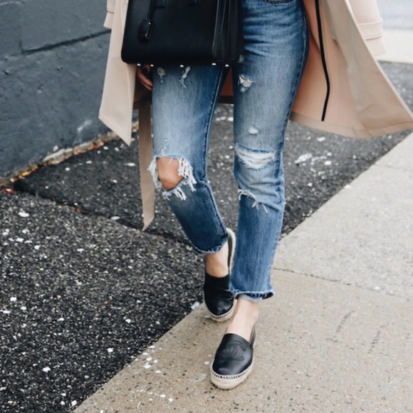 Chanel leather espadrilles 💯Authentic. - Picture 5 of 14